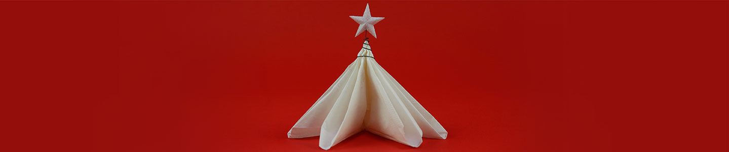 Christmas Tree Napkin Fold