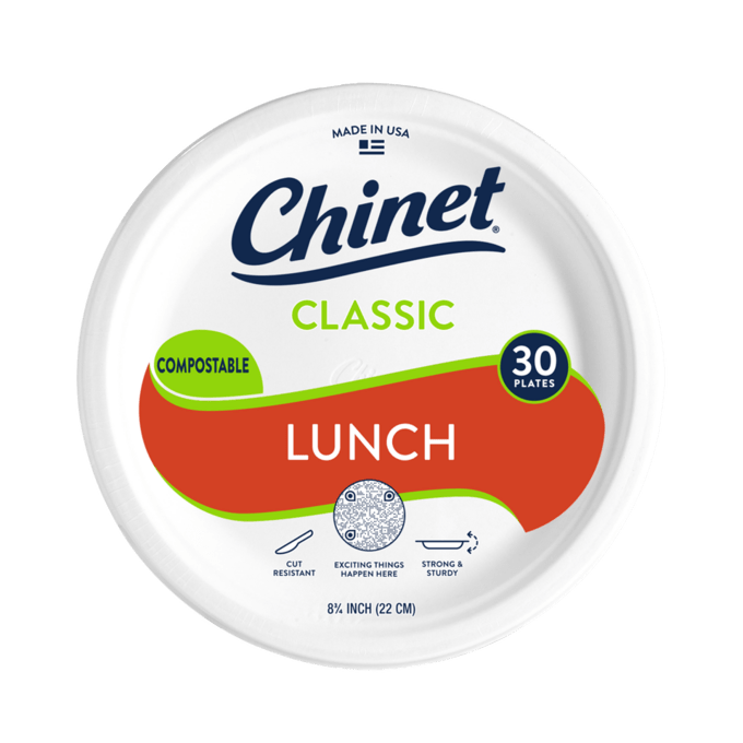 Chinet Classic lunch plate
