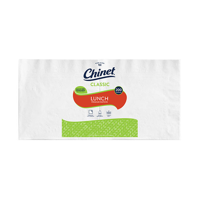 Chinet Classic Lunch Napkin 200 count