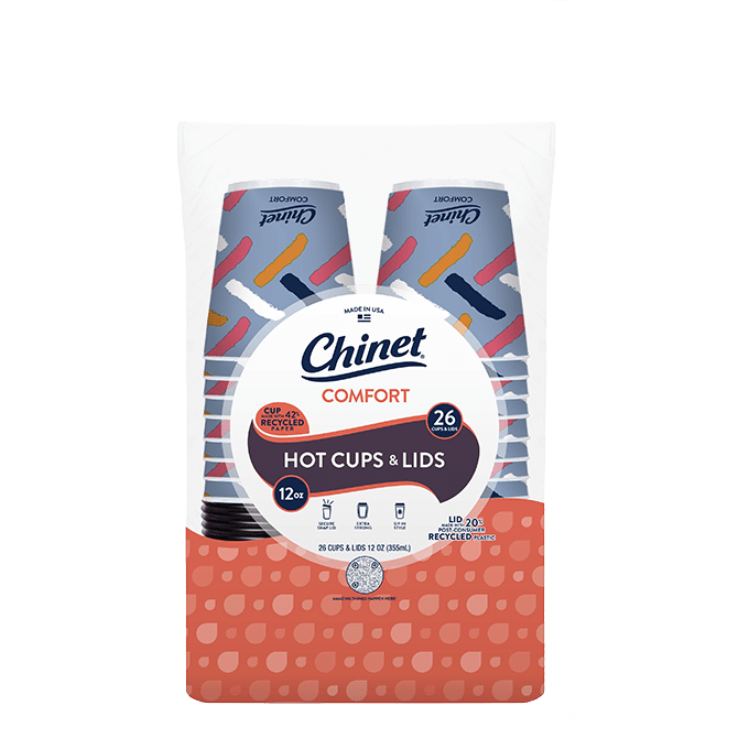 Chinet Comfort Cup, 12oz in packaging