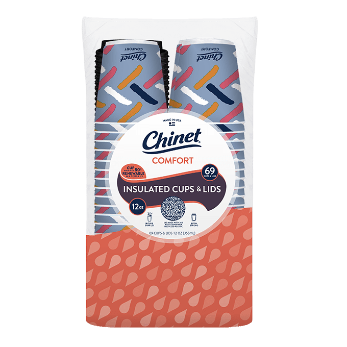 Chinet Comfort Cup, 12oz in packaging