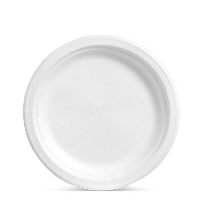 Chinet Classic White, Round All Occasion Fiber Plates, 8.75 Inch, 100 Count