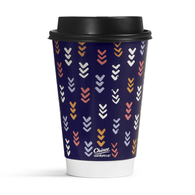 Comfy Package [100 Pack] 8 oz. White Paper Hot Cups, Coffee Cups