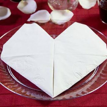 Heart Napkin Fold