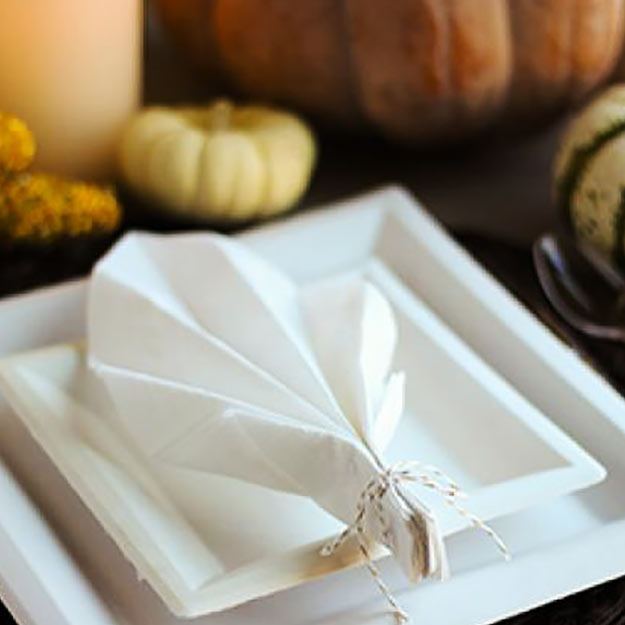 Leaf Napkin Fold