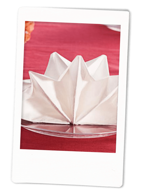 Double Star Napkin Fold