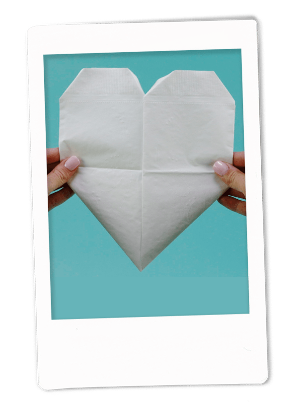 Heart Napkin Fold