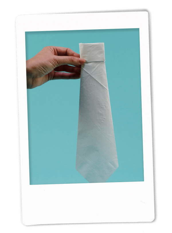 Necktie Napkin Fold