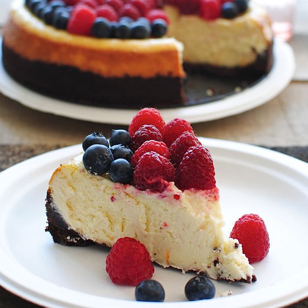 Red, White and Blue Cheesecake