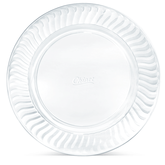 Chinet 21217 Venture Classic White Paper Plates, 10.5, 500/Cs