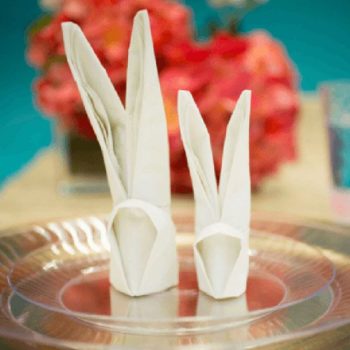 Bunny Napkin Fold