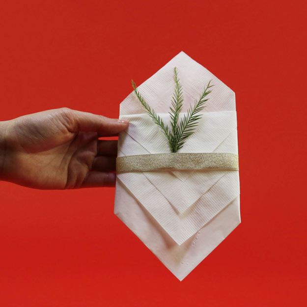 Holiday Napkin Fold