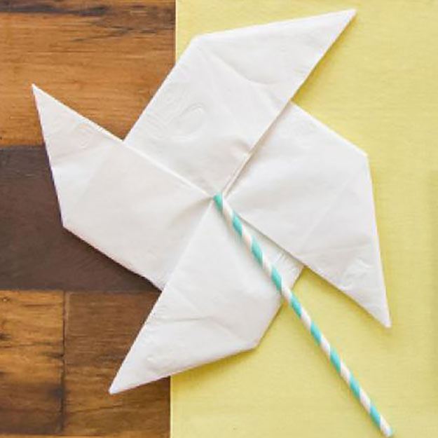 Pinwheel Napkin Fold