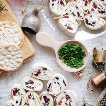 Cranberry Feta Pinwheels Recipe