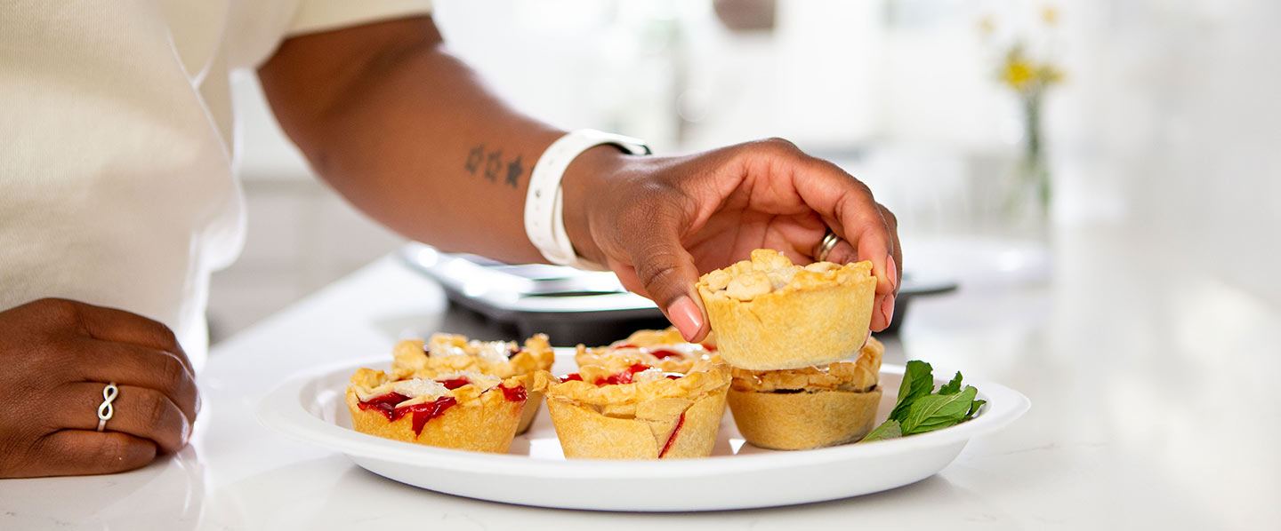 Muffin Tin Mini Cherry Pies