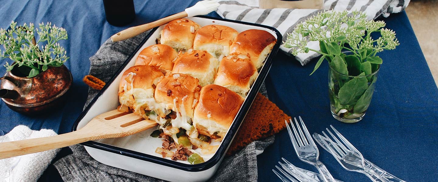 Philly Cheesesteak Sliders