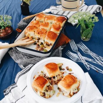 Philly Cheesesteak Sliders