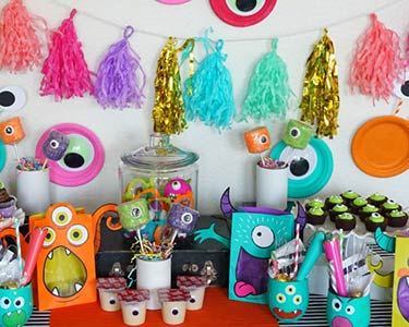 Colorful Monster Mash Halloween Party