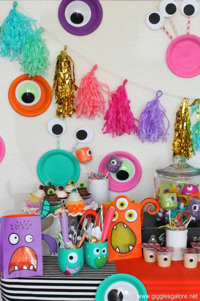 Colorful Monster Mash Halloween Party