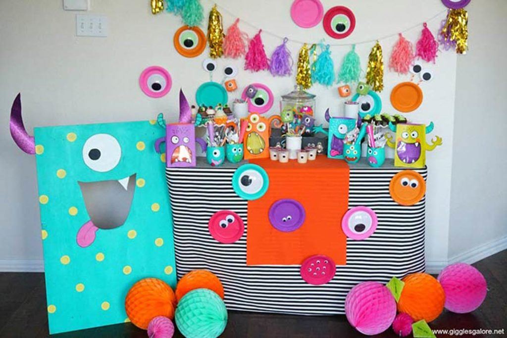 Colorful Monster Mash Halloween Party