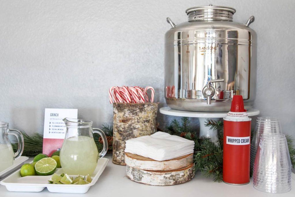 Holiday Drink Station Ideas