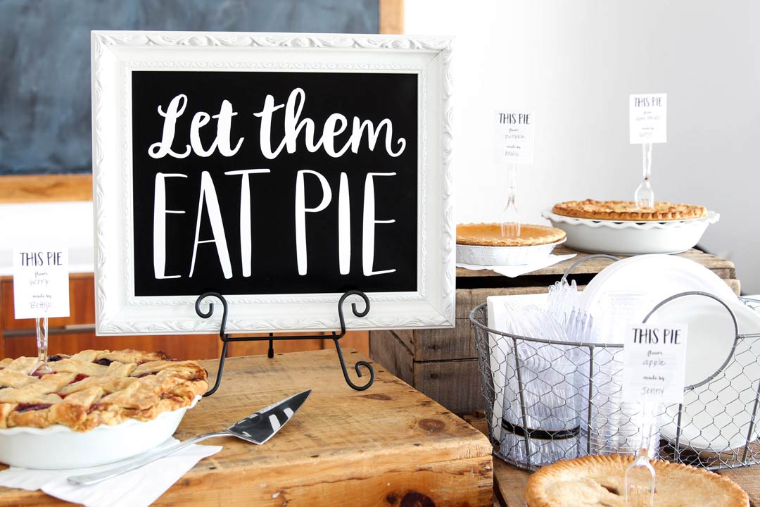 LowStress Pie Party Ideas