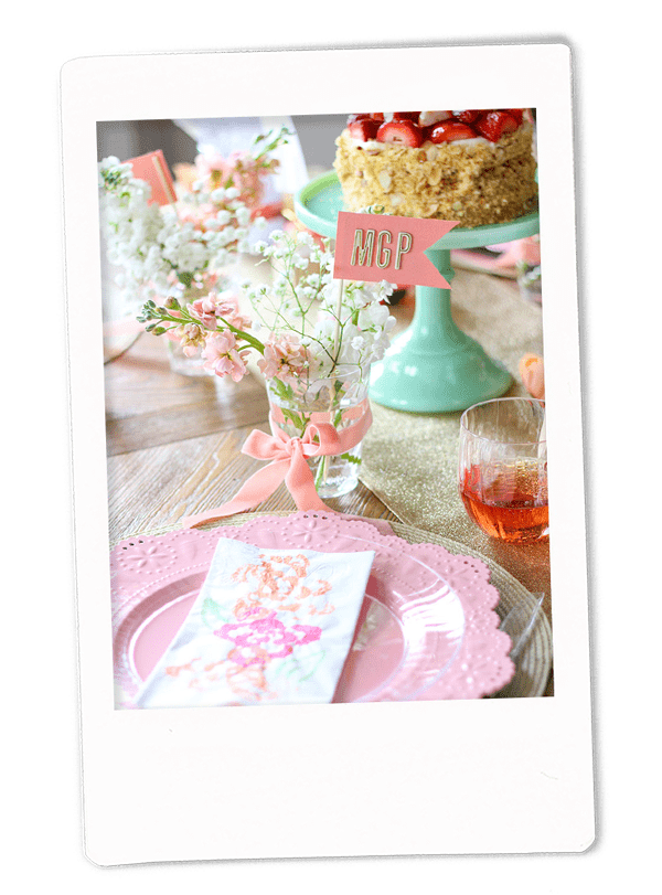 Floral Bouquet Place Setting Tutorial