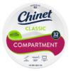 Chinet Classic compartment plate 32 count