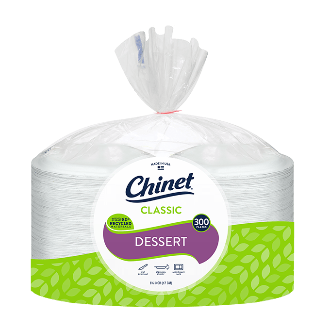 Chinet® Classic Dessert Paper Plates - White, 70 ct / 6.75 in