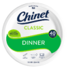 Chinet Classic dinner plate 40 count