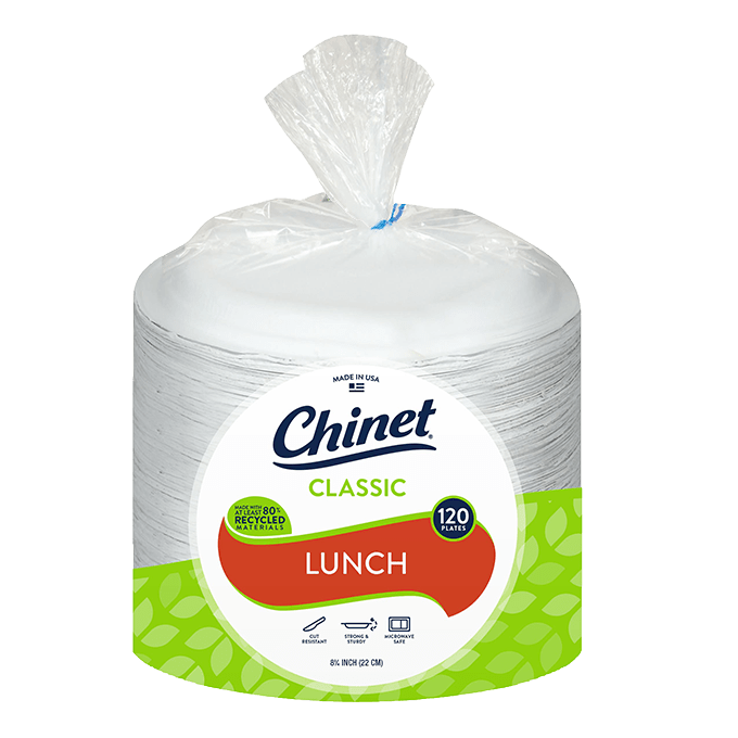Chinet Classic lunch plate 120 count