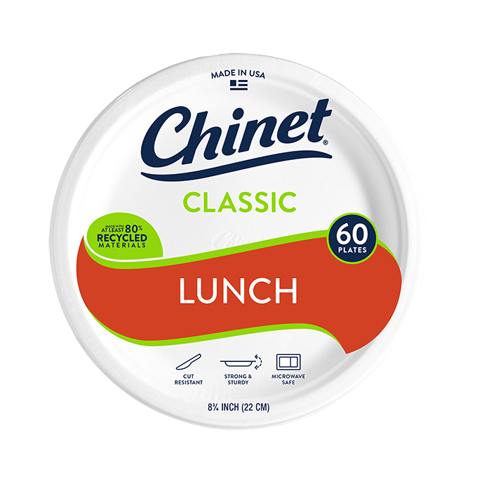 Chinet Classic lunch plate 60 count