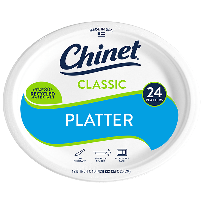 Chinet Classic platter 24 count