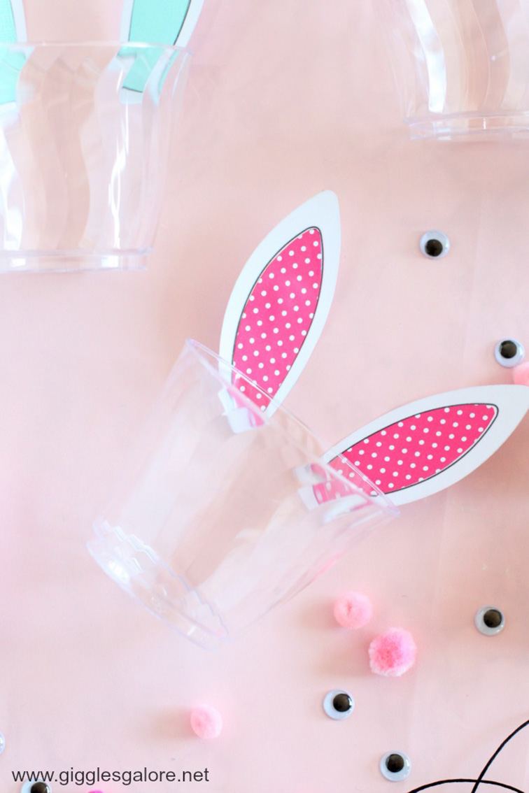 Easter Bunny Cups and Bunny Bait - Giggles Galore