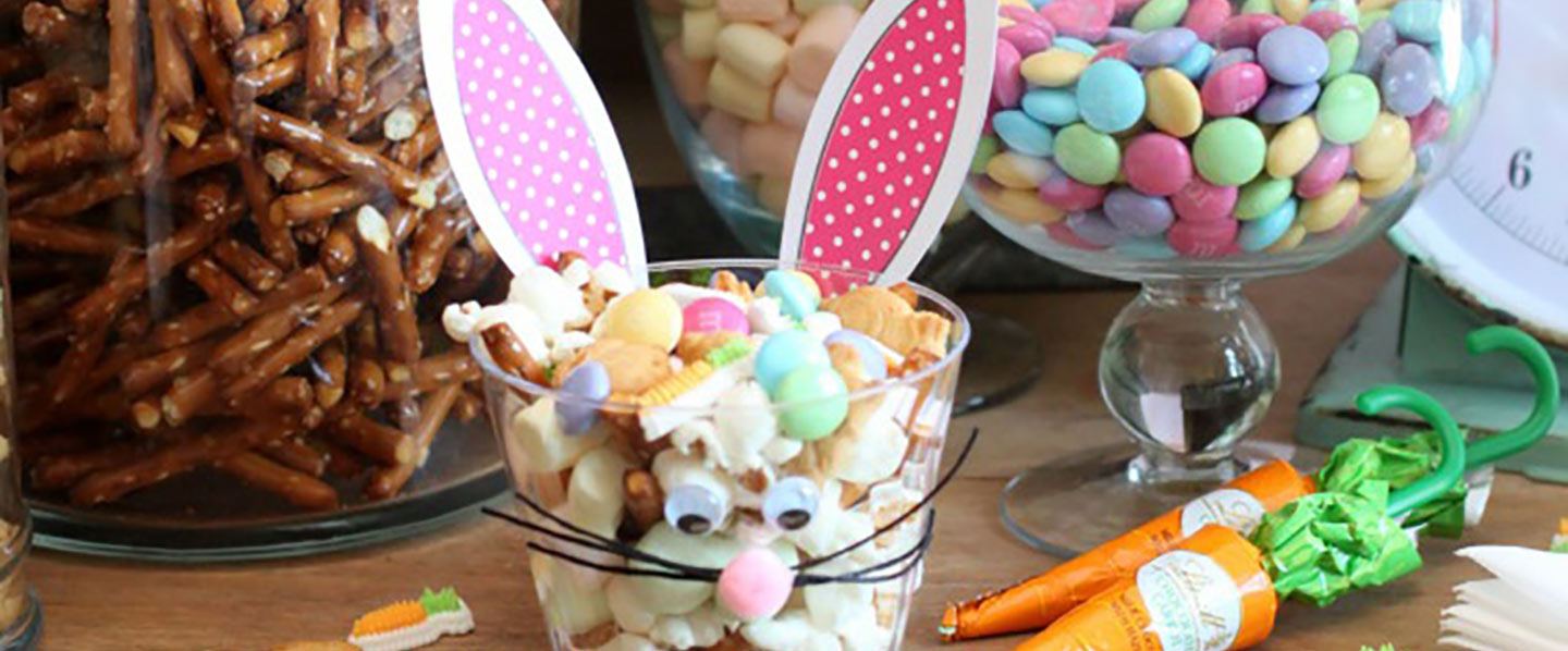 Easter Bunny Cups and Bunny Bait - Giggles Galore