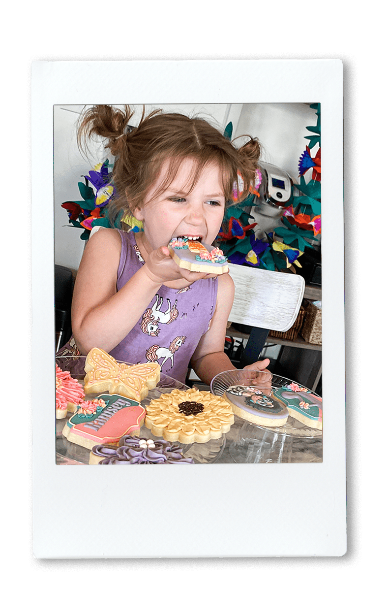 Instax picture of little girl