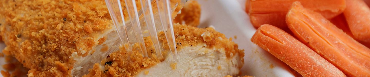 Cheese Cracker-Coated Baked Chicken