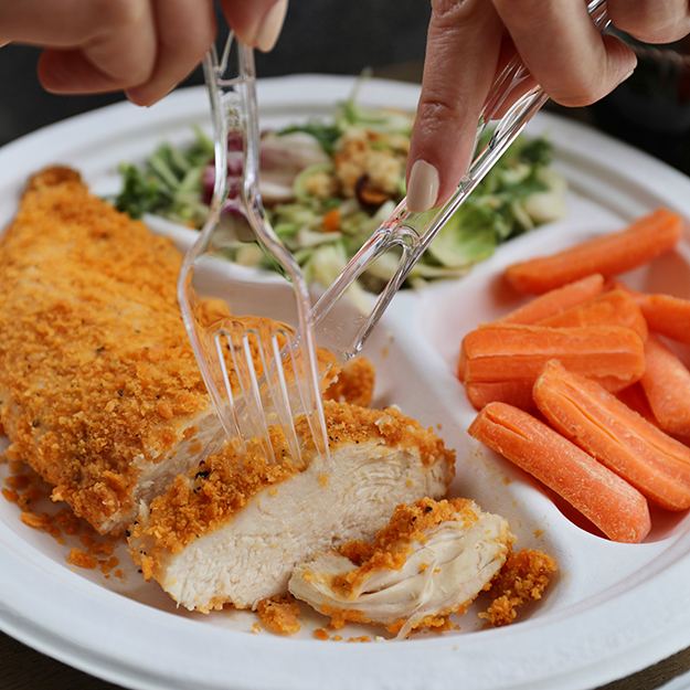 Cheese Cracker-Coated Baked Chicken