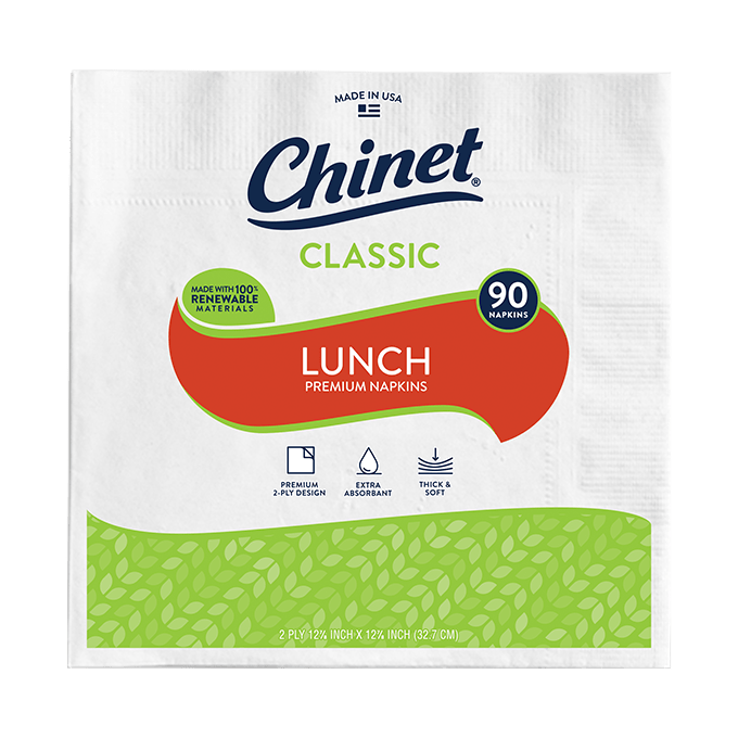 Chinet Classic Lunch Napkin 90 count