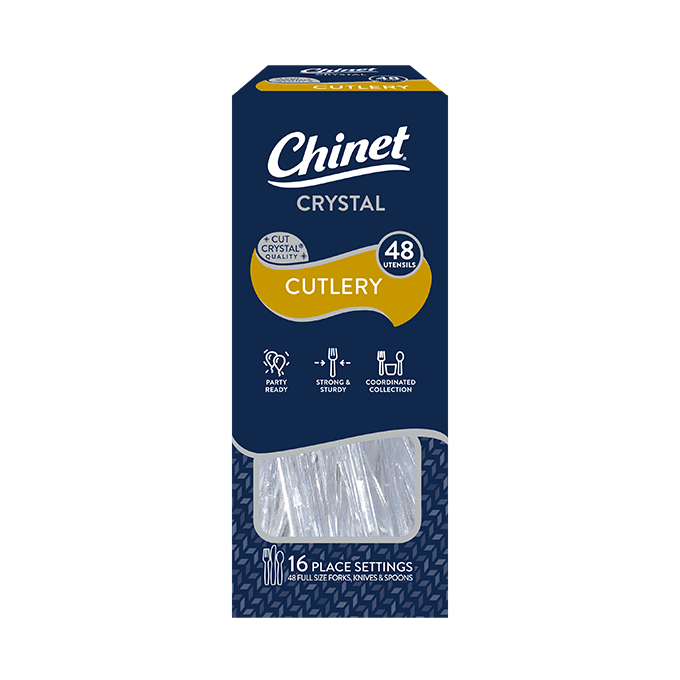 Chinet Crystal Cutlery 48 count