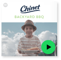 Spotify playlist cover for Backyard BBQ playlist by Chinet