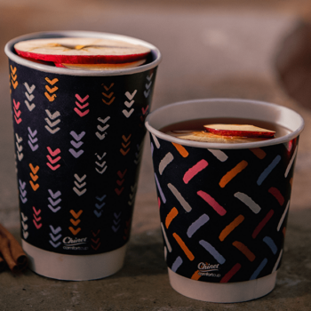 Campfire apple cider in a Chinet Comfort® Cup