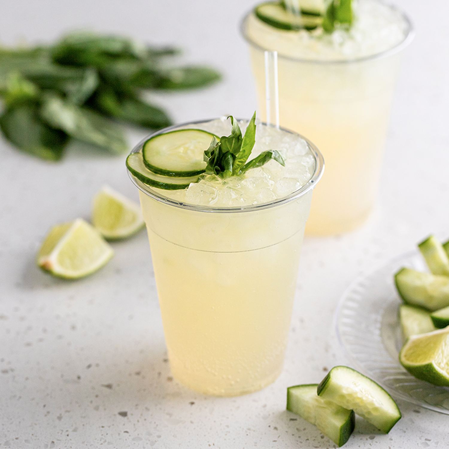 Cucumber Basil Refresher Recipe