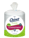 Chinet classic compartment plate 165ct