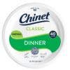 Chinet Classic dinner plate 40ct