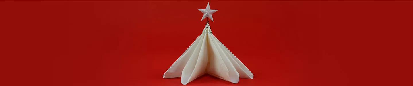 Christmas Tree Napkin Fold
