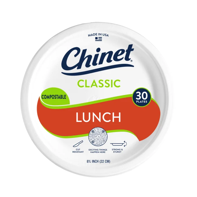 Chinet Classic lunch plate