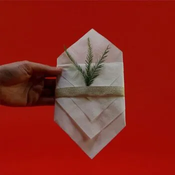 Holiday Napkin Fold