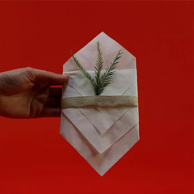 Holiday Napkin Fold