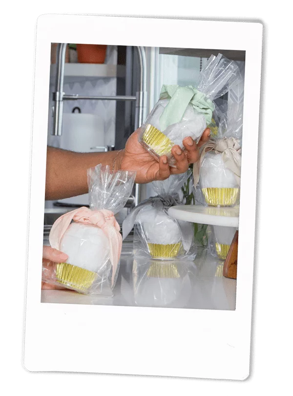 DIY Bath Salt Cupcakes
